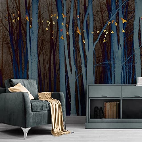 Papier peint photo motif plantes et arbres déco murale salon chambre 250x175