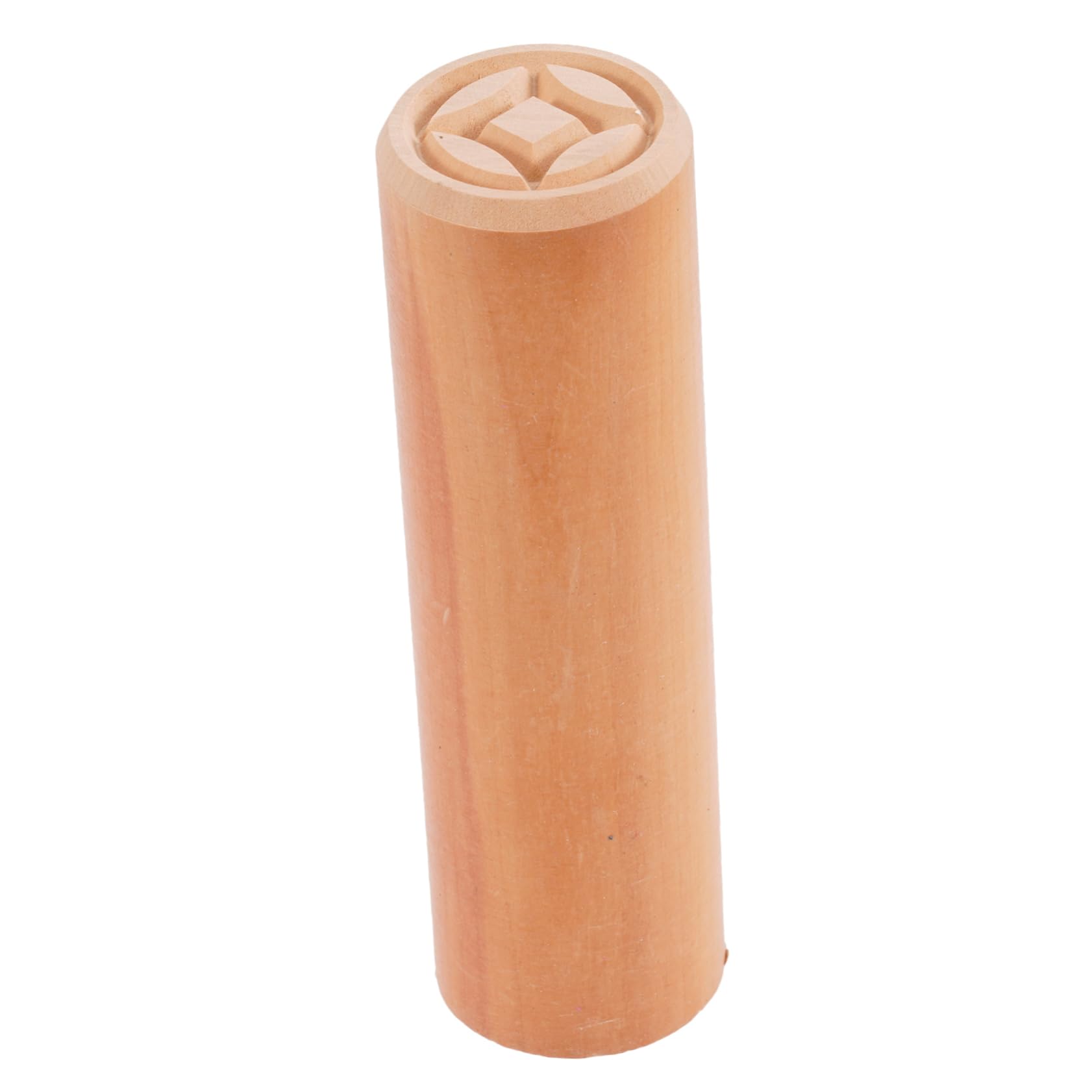 HOODANCOS paper Punching Chisel Mold for Traditional Offerings Durable and Smooth Chisel Tool with Unique Ancient Pattern for Copper Coin Making and Worship Paper