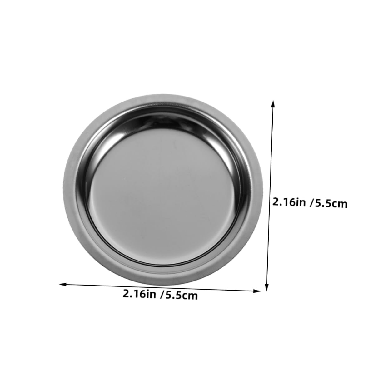 Healifty 2pcs Stainless Steel Tea Bag Drip Tray Multiuse for Sauces Seasonings Sturdy Design for Home Tea Parties Keeps Tables Clean from Drips