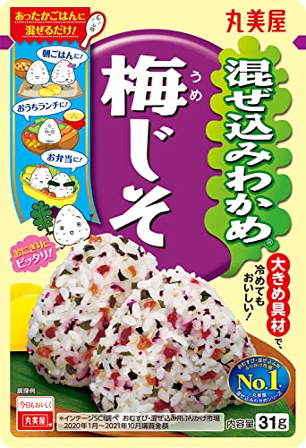 丸美屋 混ぜ込みわかめ 梅じそ 31g×10袋
