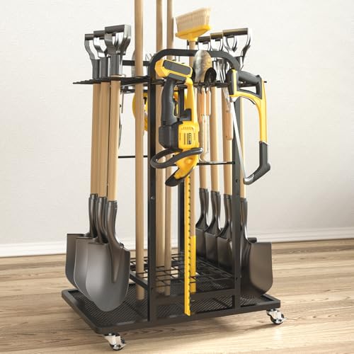 SOYEEZE Garden Tool Cart with Lockable Wheels