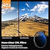 K&F CONCEPT Nano-Klear 67mm Filtro Polarizzatore Circolare con Tappo + Un Panni di Puliziaper per Obiettivo Fotocamera, Ultra Sottile CPL Filtro in Vetro Ottico con Nano Rivestimento a 18 Strati