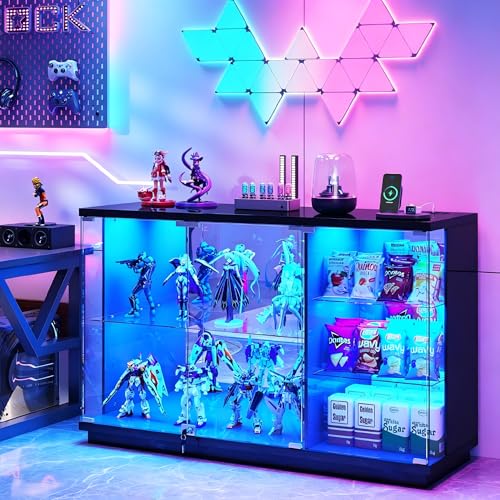 Gurexl Wide Display Cabinet