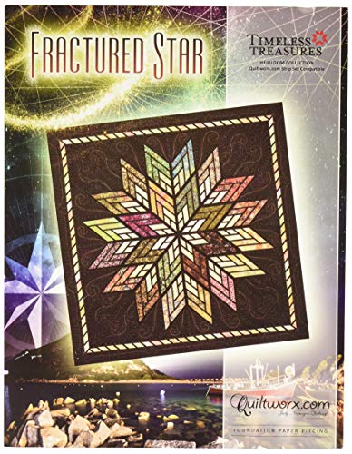 Couette Fractured Star motif papier de teint pour chambre chaleureuse