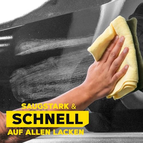 Meguiar's Supreme Shine™ Mikrofasertücher, 3er-Pack - Entfernt Rückstände von Polituren, Wachsen und Sprühreinigern, weiche Mikrofaser… – Ansicht 4
