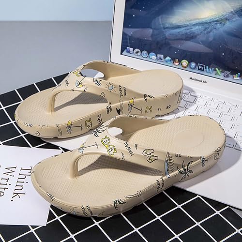Large size summer parent-child couple flip flops, comfortable and lightweight beach shoes2