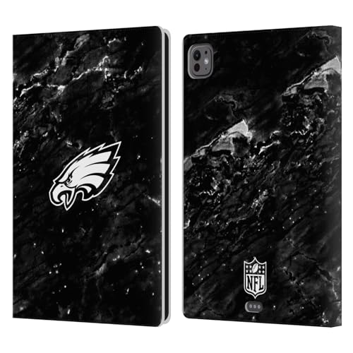 Housse iPad Pro 11 M4 Philadelphia Eagles Marbre en Cuir Premium Design