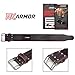 RxArmor Weight Lifting Belt / 4 Inch Wide Genuine Leather/Adjustable Buckle Available in 4 Sizes/Helps Support Lower Back for Power Lifting and Weight Lifting (X-Large)