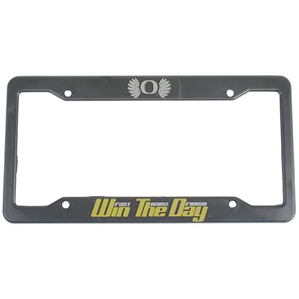 Oregon Ducks Plastic License Plate Frame - Win The Day