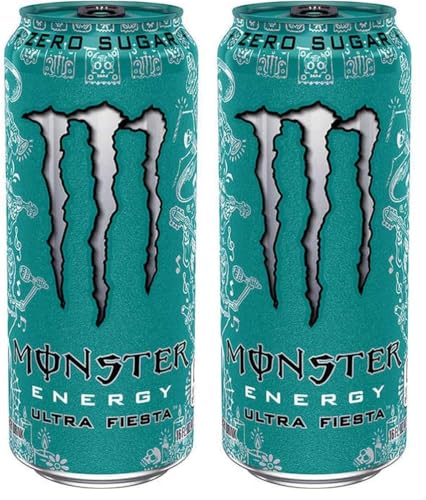 Monster Energy Drink, Ultra Fiesta, 16 fl oz (Pack of 2)