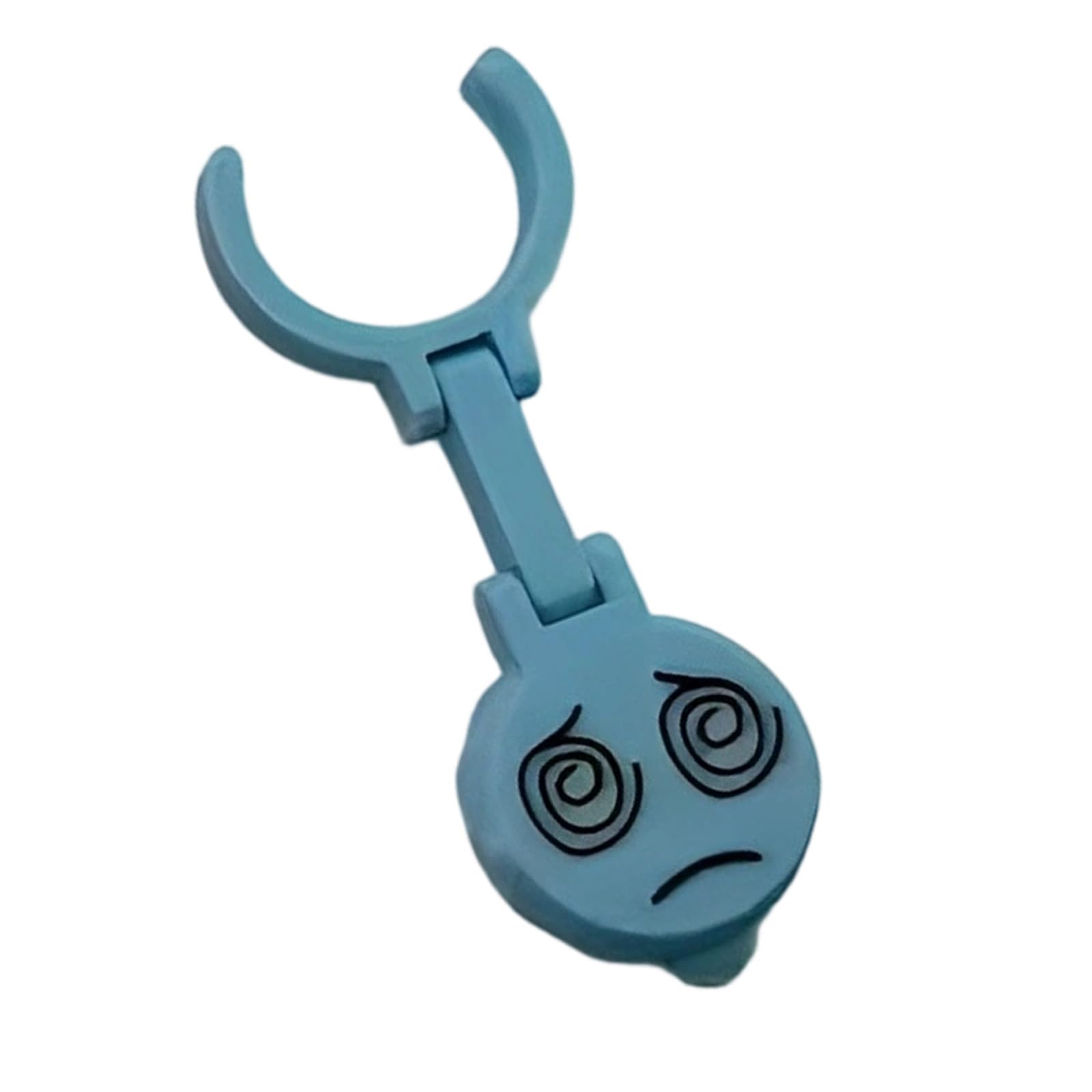 Oxxggkao Drink Bottle Identifier Clip with Face Pattern Alloy Charm for Parties Picnics and Daily Keys Event Marker