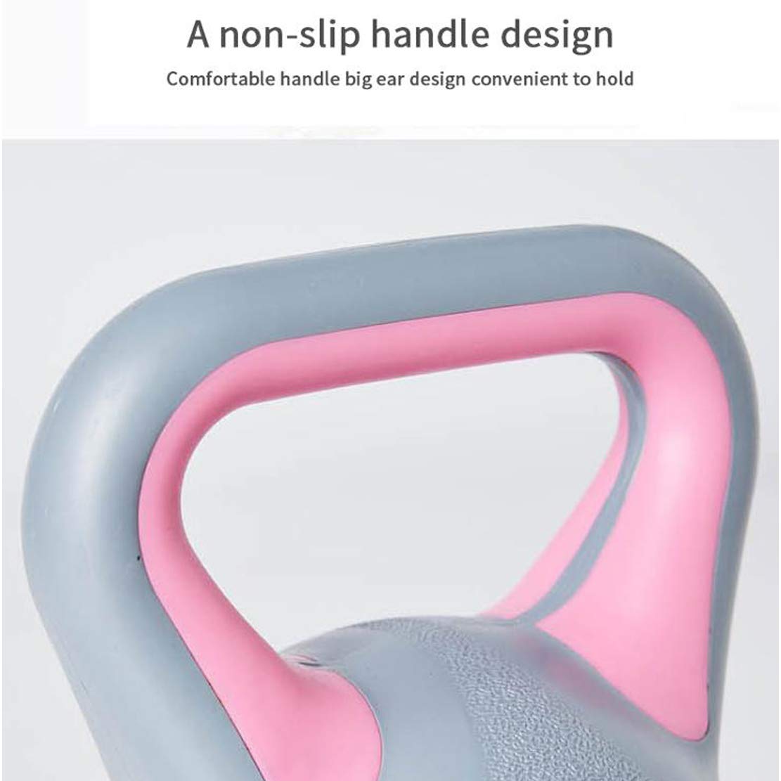 AKT Kesselglocke Männer und Frauen Sportgeräte Haushaltshanteln Wettkampf Krafttraining Hochleistungs Gewichtheben Workout,Pink,8kg