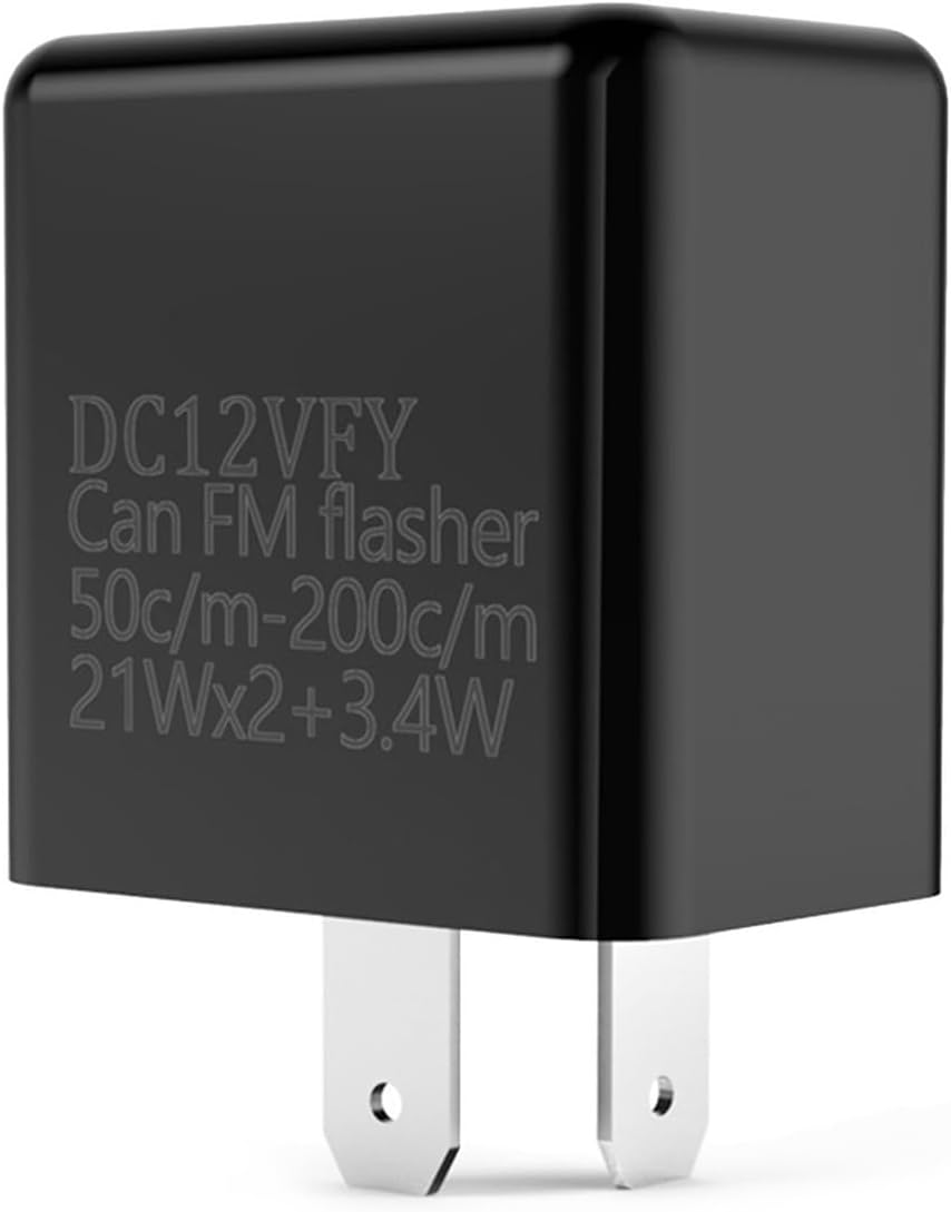 Relay Electronic Turn Flasher Turn Flasher Direct Replacement Motorcycle LED Turn Flasher Easy to Install (Color : Orange)