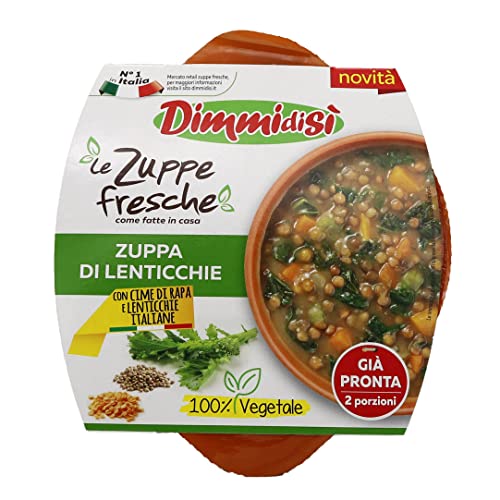 Dimmidisì Zuppa Lenticchie e Cime di Rapa, 620g