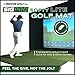 The Indoor Golf Shop SIGPRO Softy LITE Golf Mat 4'x10' - Lightweight, Space-Saving Professional-Grade Mat, Realistic Fairway Feel - Replaceable Hitting Strip, Responsive Cushioning & Joint-Friendly