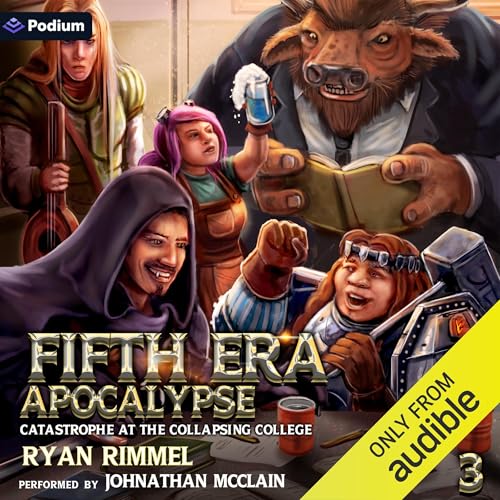 Page de couverture de Catastrophe at the Collapsing College: A LitRPG Adventure