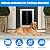 Qeelko Aluminum Pet Door with Panels,Durable Dog Door with Automatic Closing Magnetic Flaps, Slide-in Panel & 4 Security Locks, Ideal for Interior and Exterior Doors, Screen and Wall, Medium, Sliver