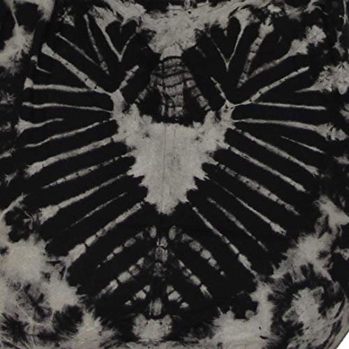 Image of TIE DYE Bohemian Hipster Hobo Boho Hippie Crossbody Bag Purse Black Tone 39 inch