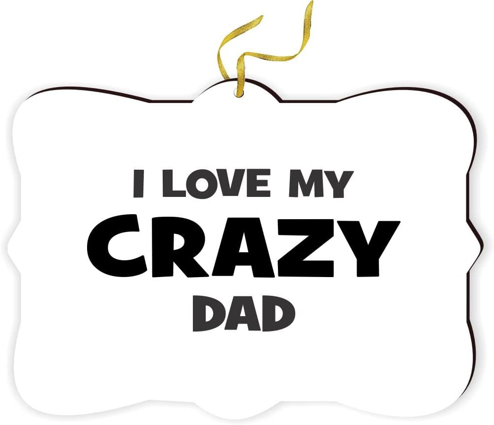 Sam Sandor - Father - Funny Caring Strong Handsome - for Car Interior Rear View Mirror Hanger Car Accessories Interior Decoration Hanging Ornament Fancy Christmas Tree Ornament