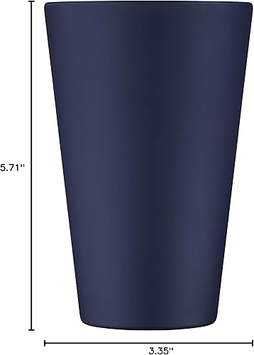 Miniatura 7 de Ecoffee Cup Taza de café reutilizable de 14 onzas (13.5 fl oz)  Taza de viaje a base de plantas PLA con tapa de silicona, sin melamina y apta para