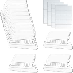 ccHuDE 100 Sets File Folder Tabs and Inserts Insertable Plastic Tabs ...