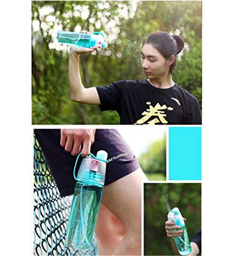 Gourde de sport étanche 600ml résolvant la surchauffe durant l'effort avec spray fraîcheur - 6