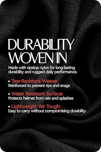 Horze Helmtasche Reithelm, Atmungsaktiv und Wasserdicht, Eine Größe, Schwarz, Schwarz, one Size