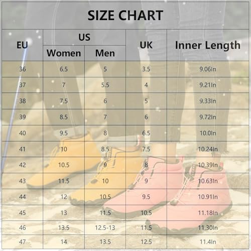 Zureto Hike Winter Footwear Barefoot Shoes Women Men, Autumn Winter Waterproof Wide Toe Box Barefoot Shoes Walking Boots2