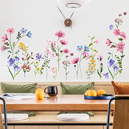 6 Pegatinas de Flores para Pared Juego de 6 Piezas miniatura 3