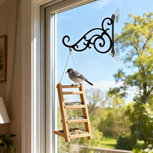 Soporte de colibríes para campanillas de viento sin caídas 8
