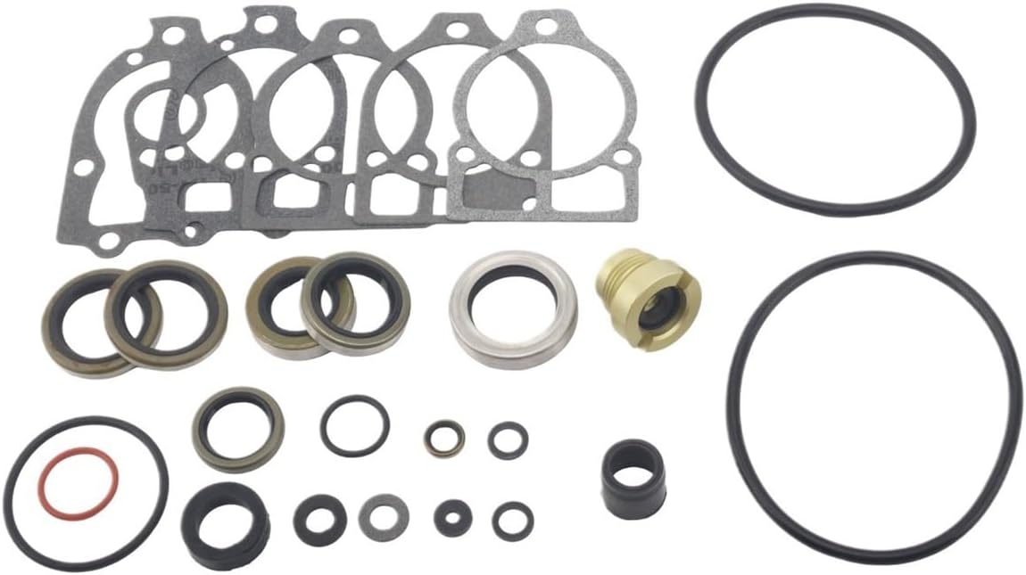 Lower Unit Gearcase Seal Kit Fit for 150 175 200 225 HP 18-2653 26-55682A1