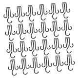 24 Pack Black Plastic Shoe Drying Shelf Hangers - Shoe Display Hook Shoes Drying Rack, Multi-Functional Shoe Rack with Double Hook,Shoes Hanger for Home, Store, Mall