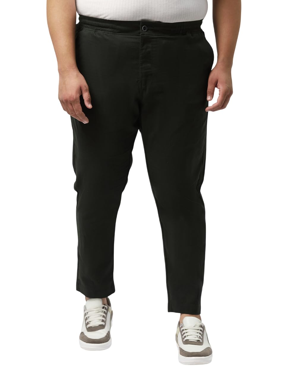 big hello – the plus life Premium Men Everyday Solid Stretch Lounge Pant| Mens Solid Regular Fit | Green-picture-31