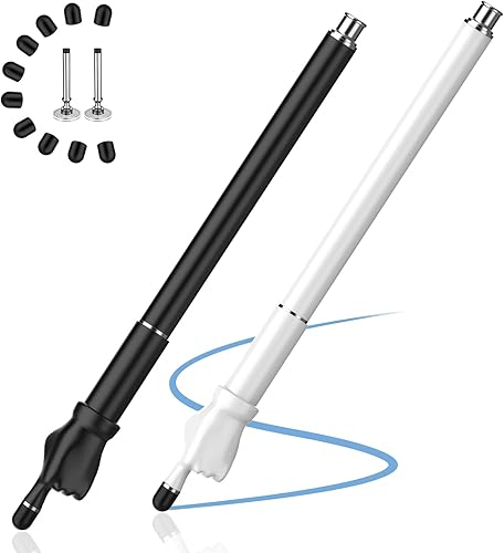 Miniatura 9 de MEKO Lápiz capacitivo 2 en 1 para pantallas táctiles, lápiz capacitivo de goma de alta sensibilidad y precisión para Apple iPad, iPhone y todas las