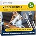 Produktbild PROTECTO Flexibler Tier  Kabelschutz, Transparentes, Beißfest, 3 m lang/Ø 9mm Kabelschlauch - für Katze & Hund, Schutz für Strom- & Ladekabel  Beleuchtung, RCA & HDMI | Universelle Kabelhülle