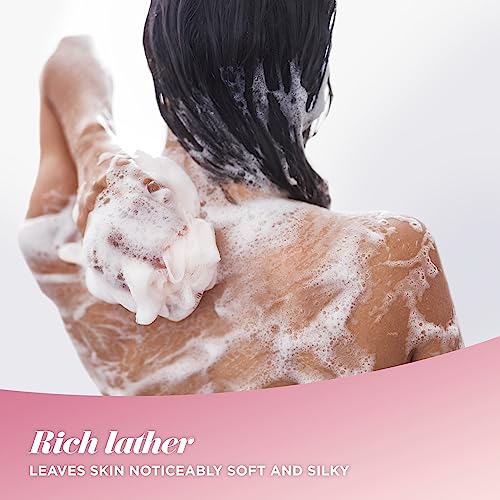 Image of Caress Body Wash Raspberry & Pink Pepper To Indulge And Pamper Refreshing Body Soap 20 fl oz, Pack of 4