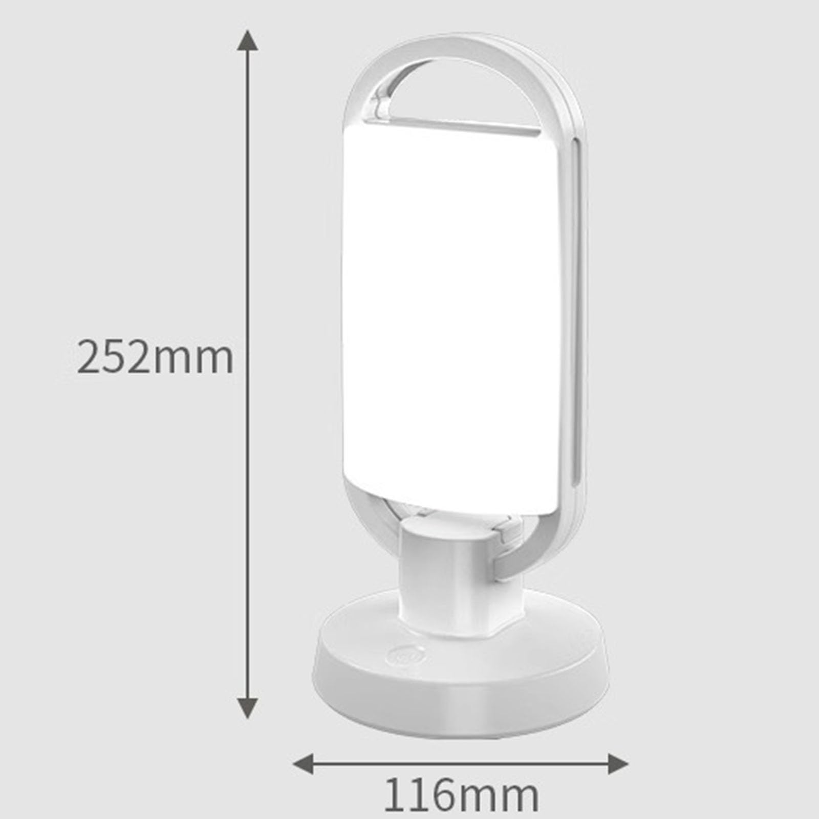 Lampe de camping LED avec gradation tactile, charge rapide et plusieurs modes d'éclairage pour les activités de plein air et l'utilisation de nuit