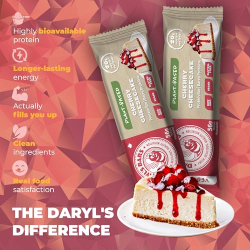 Daryl's Bars Vegan Line Barra proteica sabor Cherry Cheesecake 2 uds miniatura 7