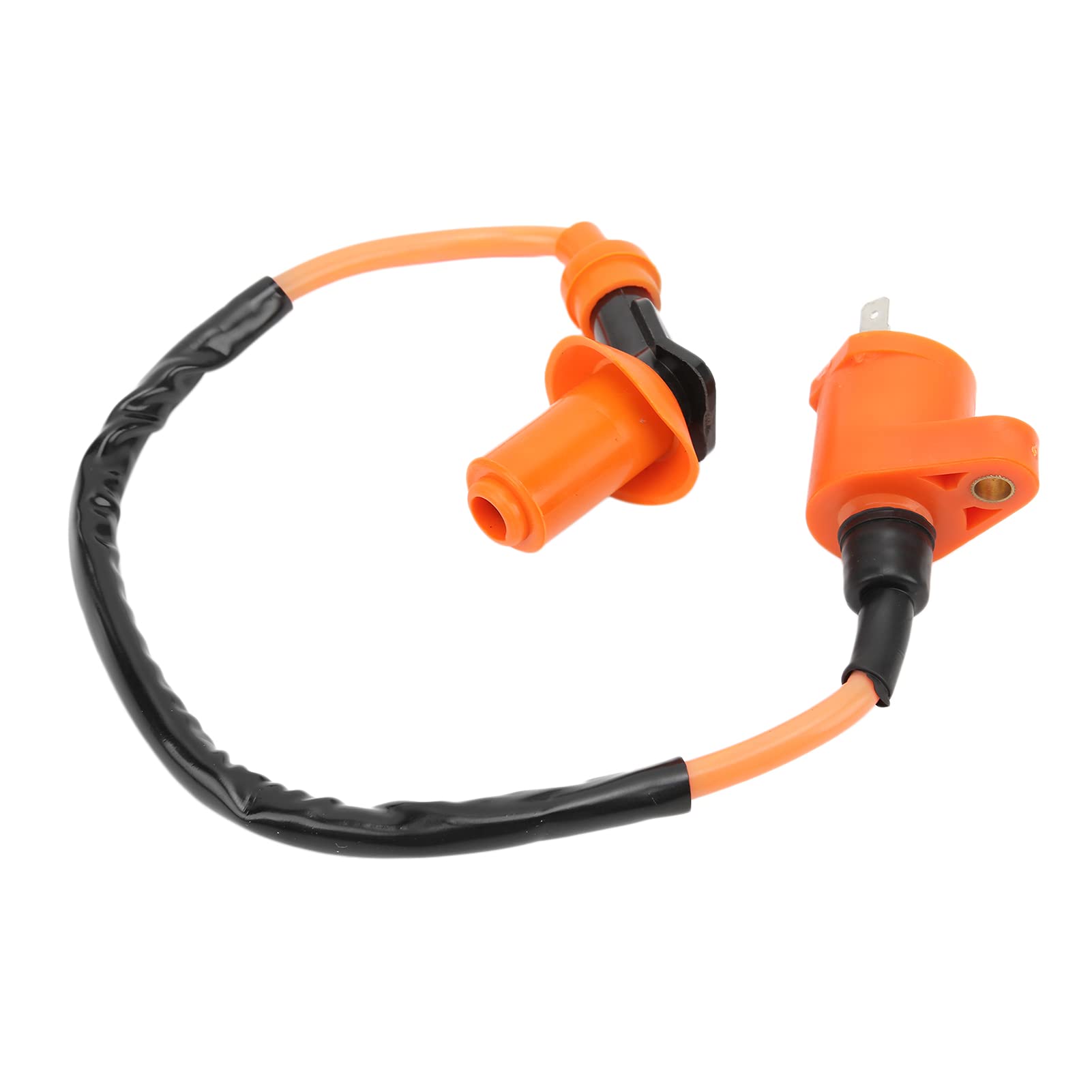 Ignition Plug, J Type Electrode M10 Thread Flat Seat Type Racing Ignition Coi for Maintenance Replacement for EZ90 Cub 1991‑1996