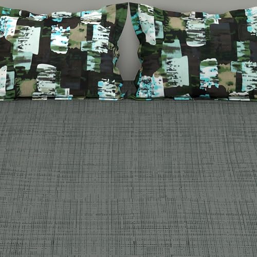 Image of Bedsheets for Double Bed with 2 Pillow Covers,152TC, 100% Cotton Solid Double Bedsheet with Pillow Cover,225 X 250 Cm,Olive Green, Dotted Pattern,Home Decor,Ideal for Festive Gifting