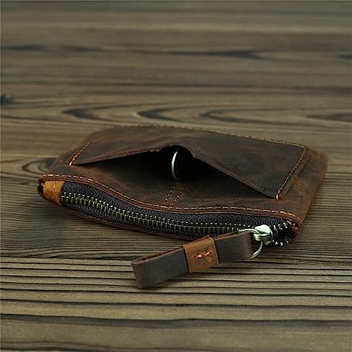 Wallets,Retro Coin Purse Coin Purse Small Wallet Mini Short Zipper Card Holder Wallet Ultra Thin (C 11 * 7 * 1cm)(C)4