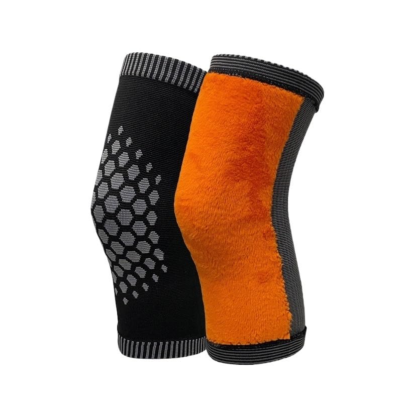 Breathable Knee Pads for Warmth Fleece Leg Guards