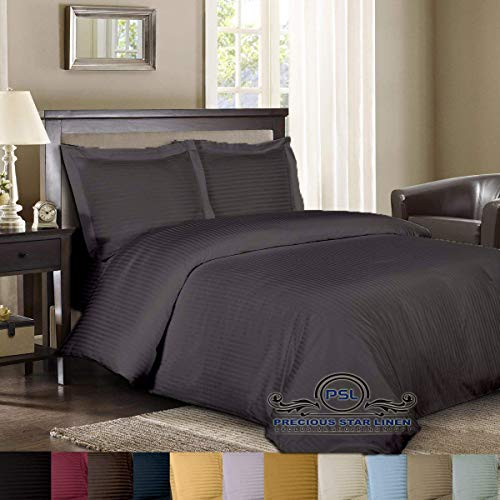 Luxuries Hotel Quality 1000TC 3pc Duvet Cover Set with Zipper Closer & Corner Ties,Soft Natural Egyptian Cotton, Fade Resistant (Super King (120