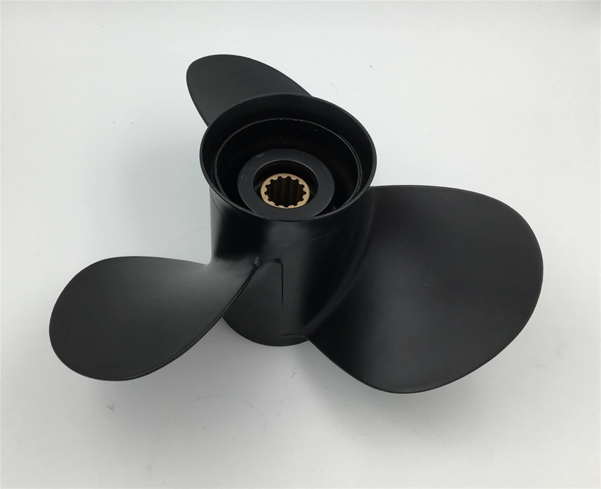 Elica fuoribordo in alluminio per OMC Stern Drive 13x17 40hp 140hp 13 denti Spline Marine Boat Accessori