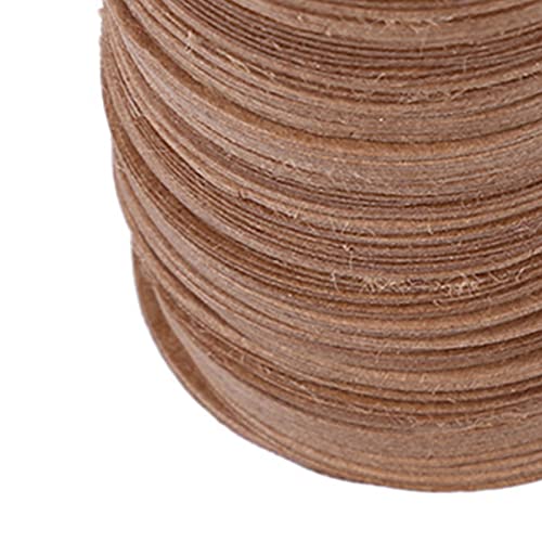 100pcs Handmade Brown Wedding Favor Tag with String, DIY Kraft Paper Price Label for Clothing Jewelry Dessert (Handmade with Love) - Image 4