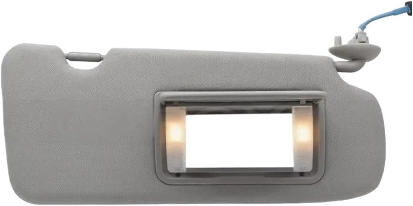 Front Sunvisor Sun Visor Sun Shade Compatible for Honda CR-V CRV 2017-2022 Sun Shield Sunshield with Mirror Glass Light(Grey Right Side)