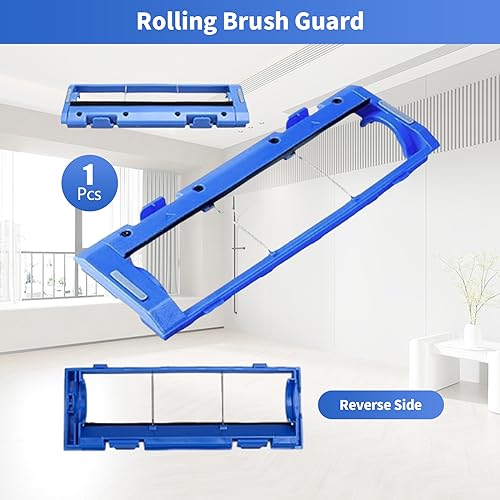 Image of 21 Pack Replacement Parts for Eufy RoboVac 11S Max, 15C, 30C, 35c, 15t, 39 Series G10 G20 G30 G32 Edge Verge Hybrid Accessory Vacuum Cleaner Filters, Side Brushes, Roller Brushes