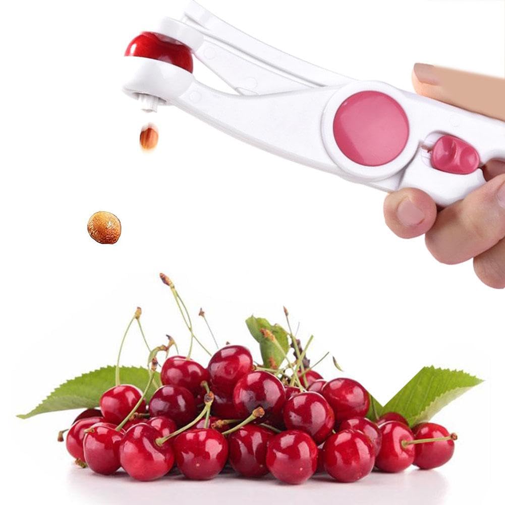 Cherry Pitter Tool,Stainless Steel Cherries Corer Pitter Tool Easy to Use Pit Cherry with Ease with Save Time & Space for Making Cherry Jam