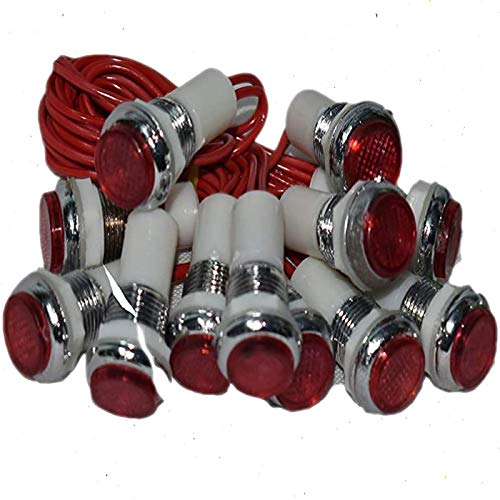 Rashri Panel Neon on/off Indicator Light in 12 Pcs Red Colour panel ...