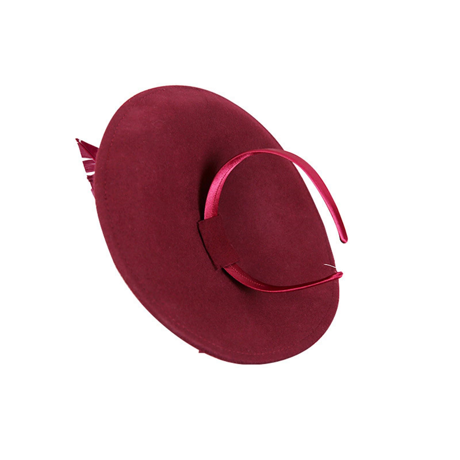 Fascinator Cappello Fascinator Fascia per Matrimonio Addio Nuziale Usura Quotidiana Donna Vestito Cappello